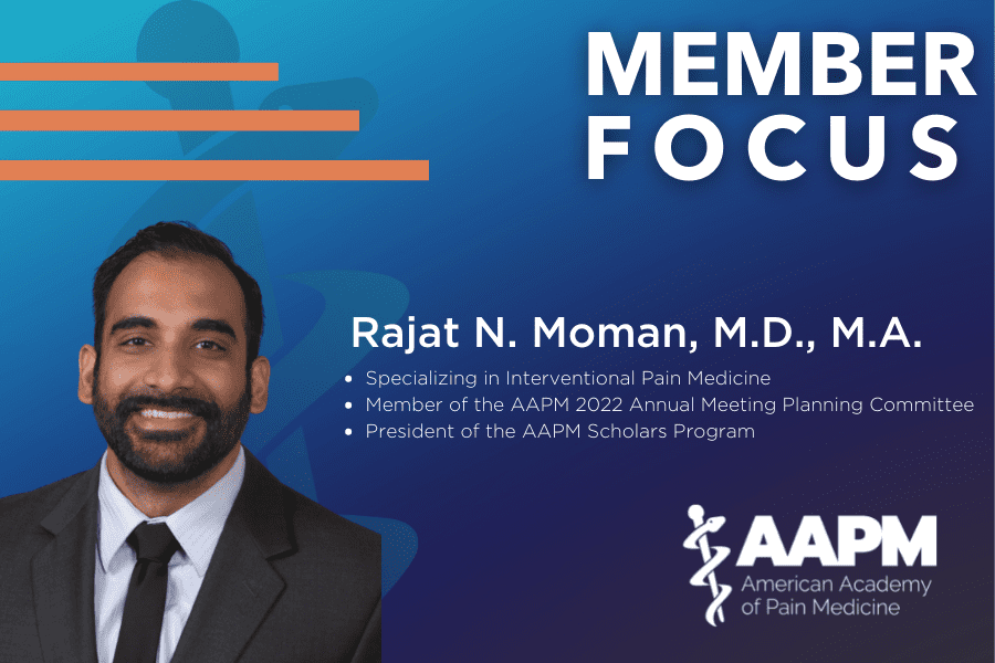 November 2022 Member Focus: Rajat N. Moman, M.D., M.A.