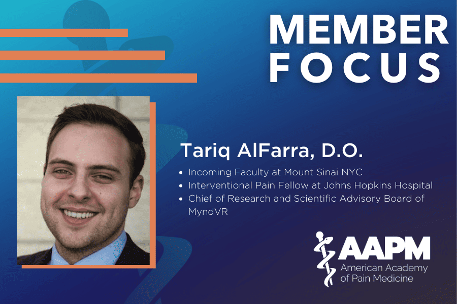 July 2023 Member Focus: Tariq AlFarra, D.O.