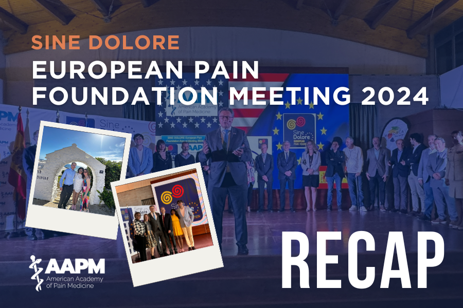 Sine Dolore European Pain Foundation Meeting 2024: A Global Perspective on Pain Management